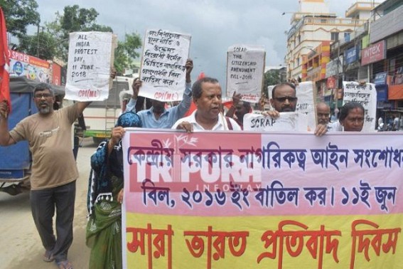 New Twist : After INPT, IPFT now Left opposes Citizenship Amendment Bill in Tripura